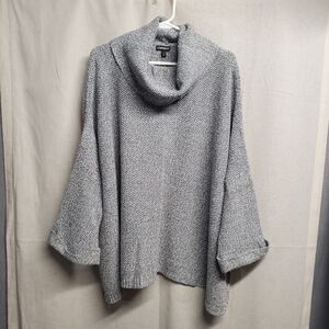 Express Heather Gray Turtleneck Sweater